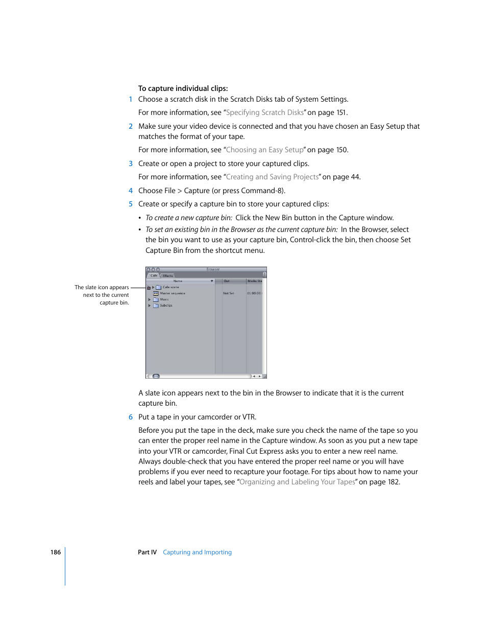 Apple Final Cut Express 4 User Manual | Page 186 / 1152