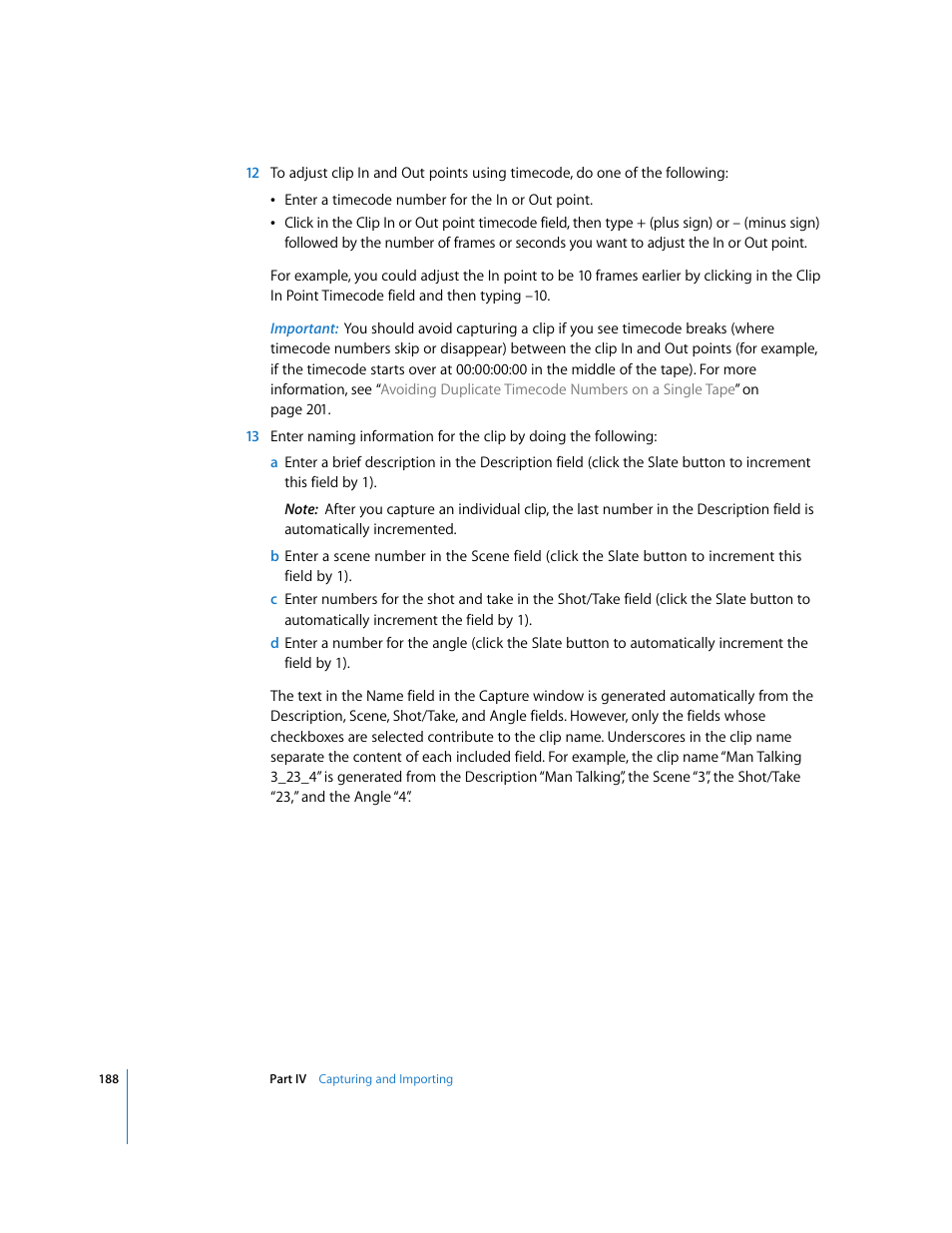 Apple Final Cut Express 4 User Manual | Page 188 / 1152