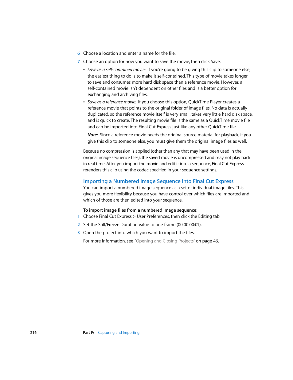 Apple Final Cut Express 4 User Manual | Page 216 / 1152