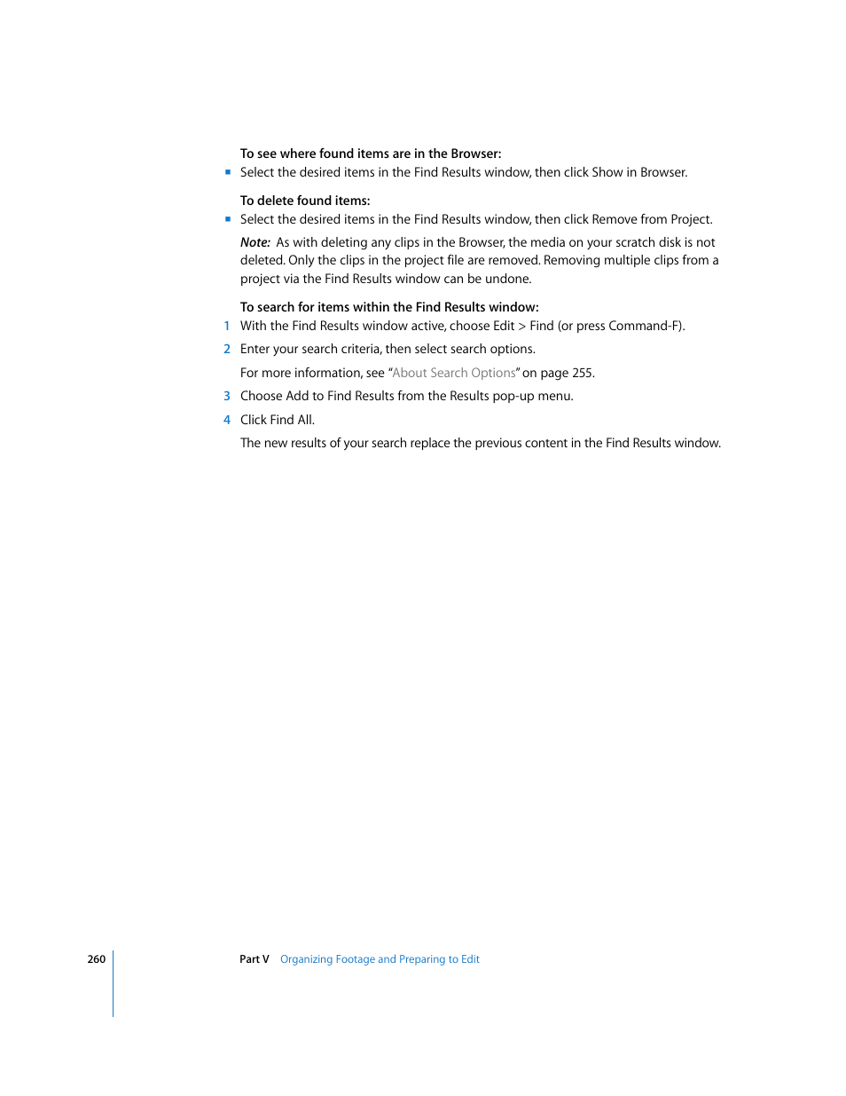 Apple Final Cut Express 4 User Manual | Page 260 / 1152