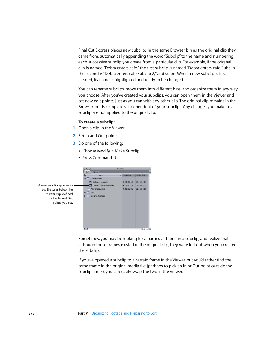 Apple Final Cut Express 4 User Manual | Page 278 / 1152