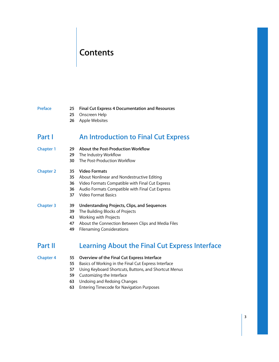 Apple Final Cut Express 4 User Manual | Page 3 / 1152