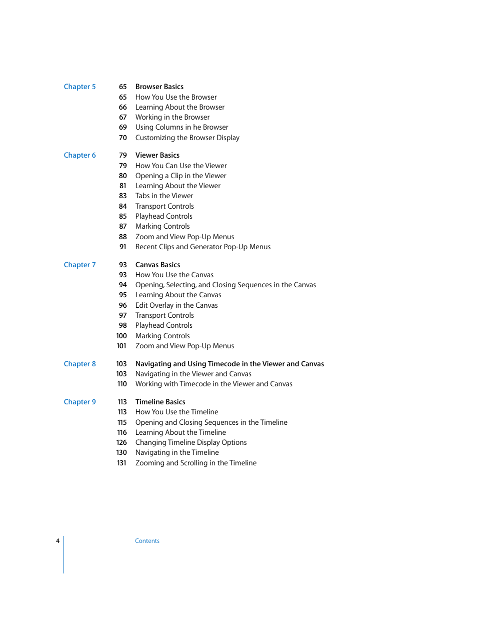 Apple Final Cut Express 4 User Manual | Page 4 / 1152