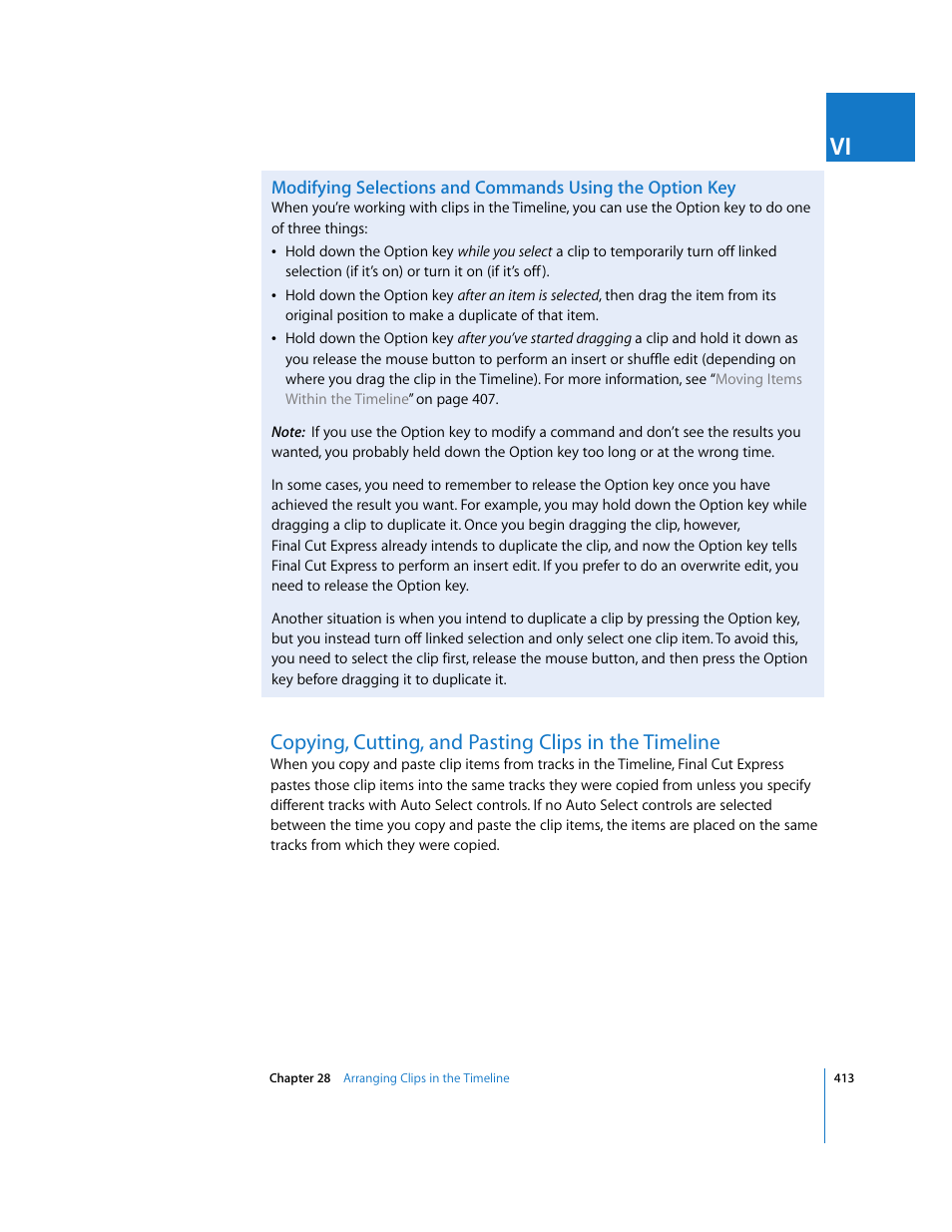 Apple Final Cut Express 4 User Manual | Page 413 / 1152