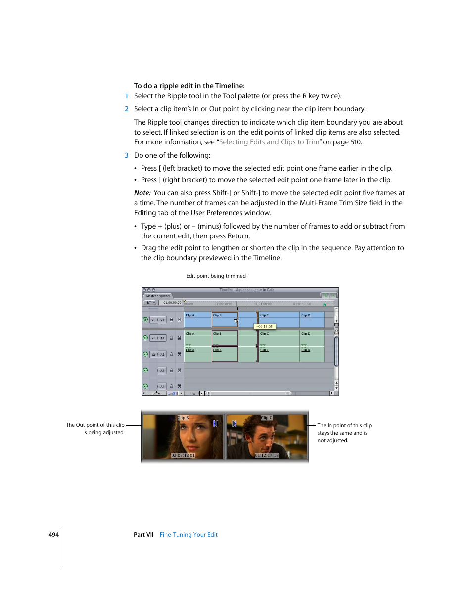 Apple Final Cut Express 4 User Manual | Page 494 / 1152