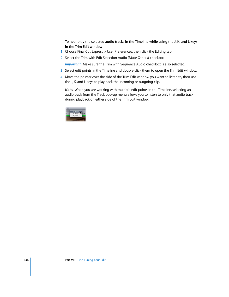 Apple Final Cut Express 4 User Manual | Page 536 / 1152