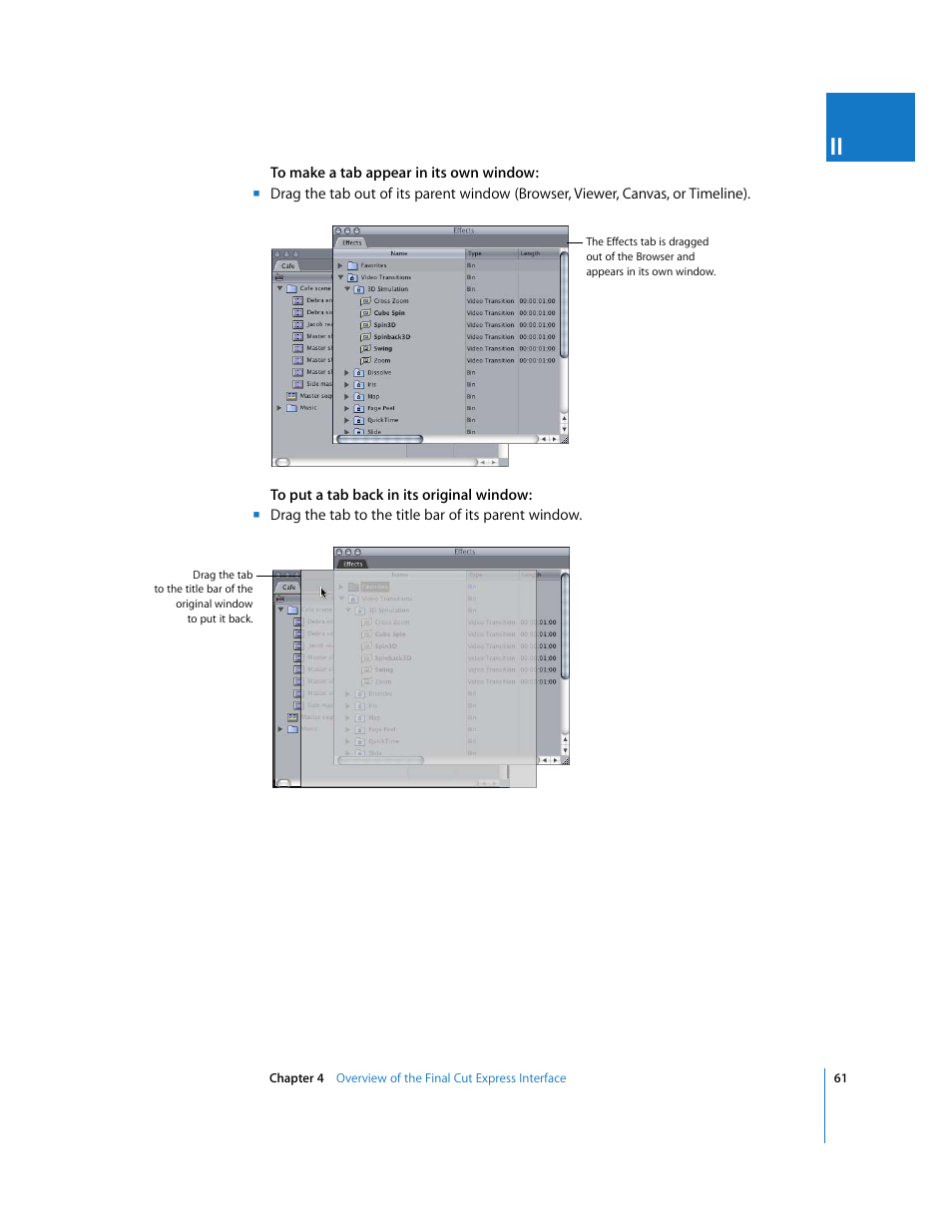 Apple Final Cut Express 4 User Manual | Page 61 / 1152