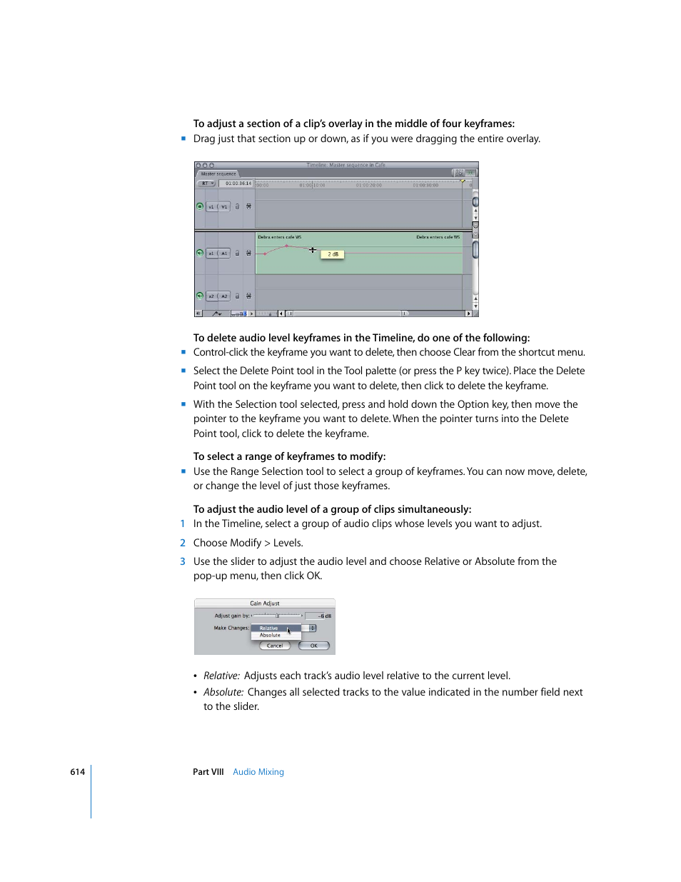 Apple Final Cut Express 4 User Manual | Page 614 / 1152