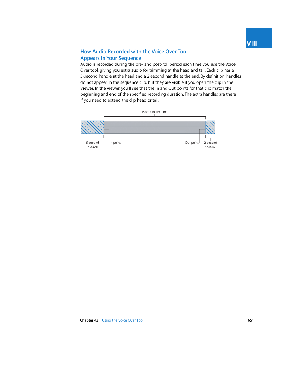 Viii | Apple Final Cut Express 4 User Manual | Page 651 / 1152