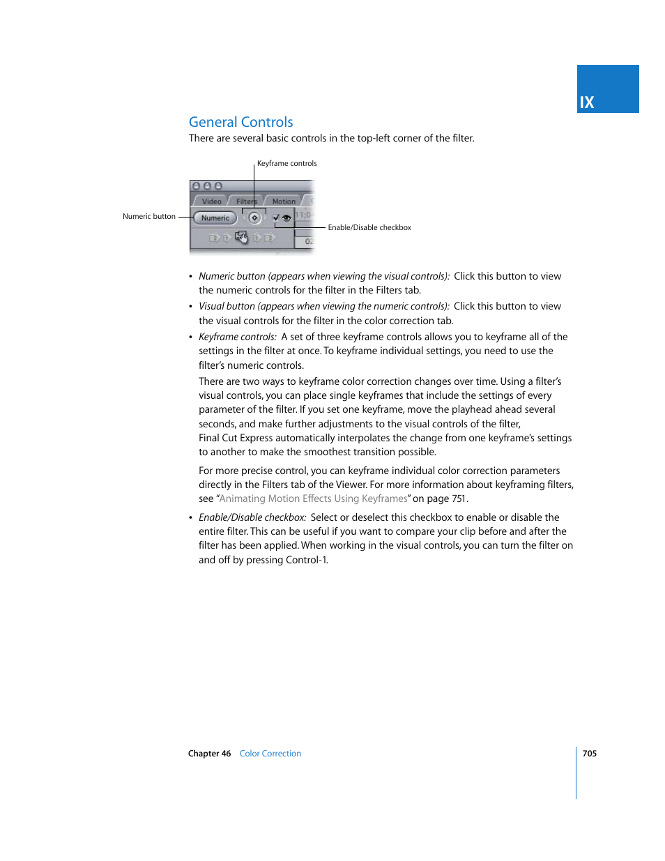 General controls | Apple Final Cut Express 4 User Manual | Page 705 / 1152