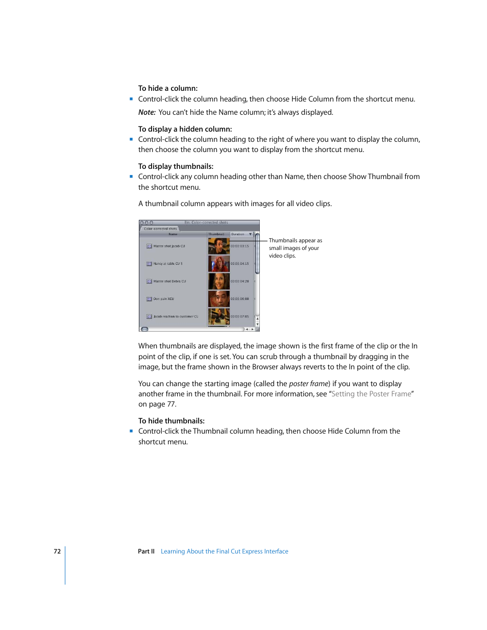 Apple Final Cut Express 4 User Manual | Page 72 / 1152