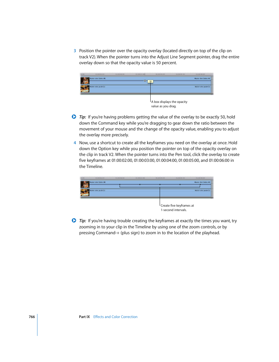 Apple Final Cut Express 4 User Manual | Page 766 / 1152