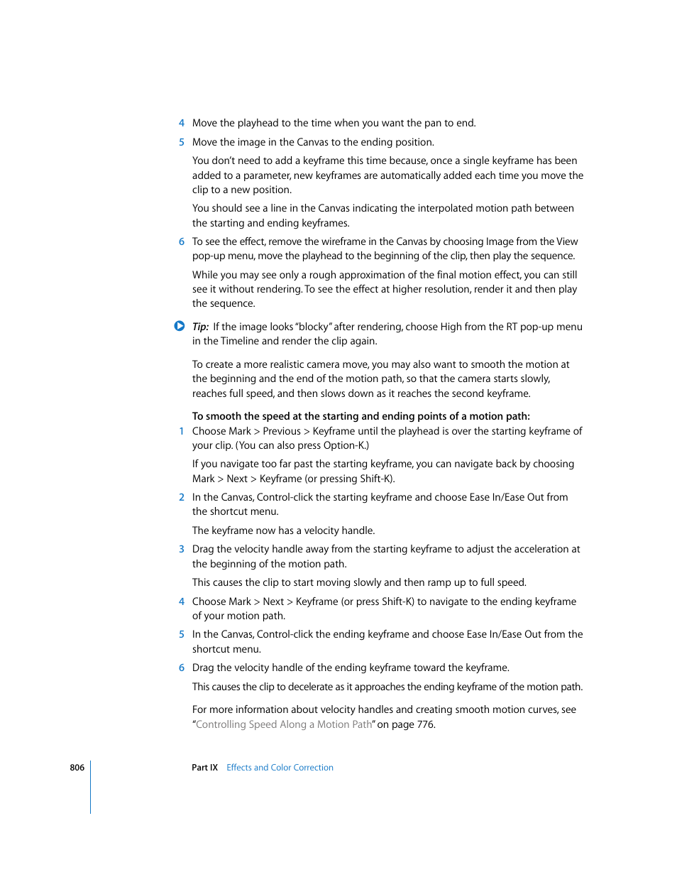 Apple Final Cut Express 4 User Manual | Page 806 / 1152