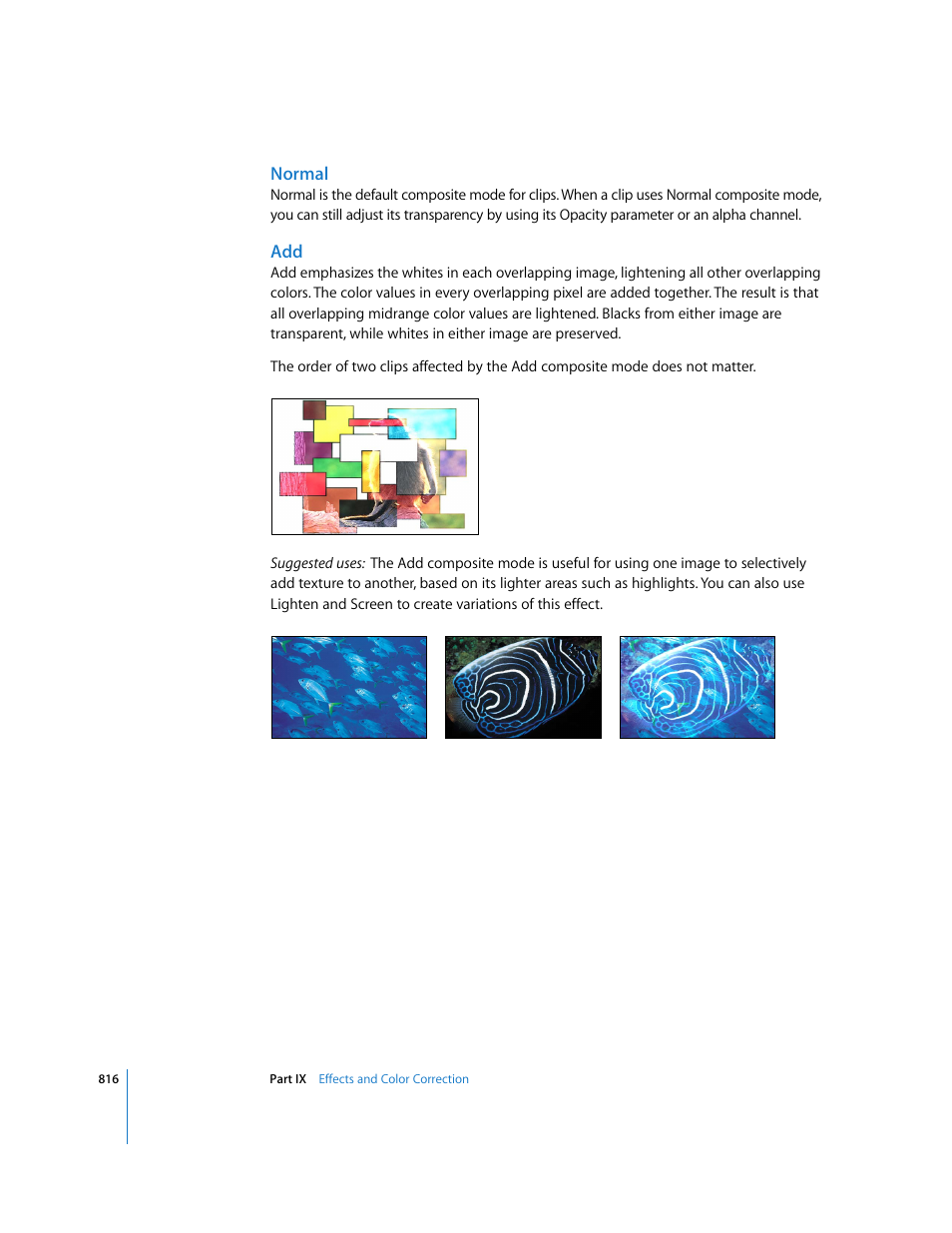 Normal | Apple Final Cut Express 4 User Manual | Page 816 / 1152