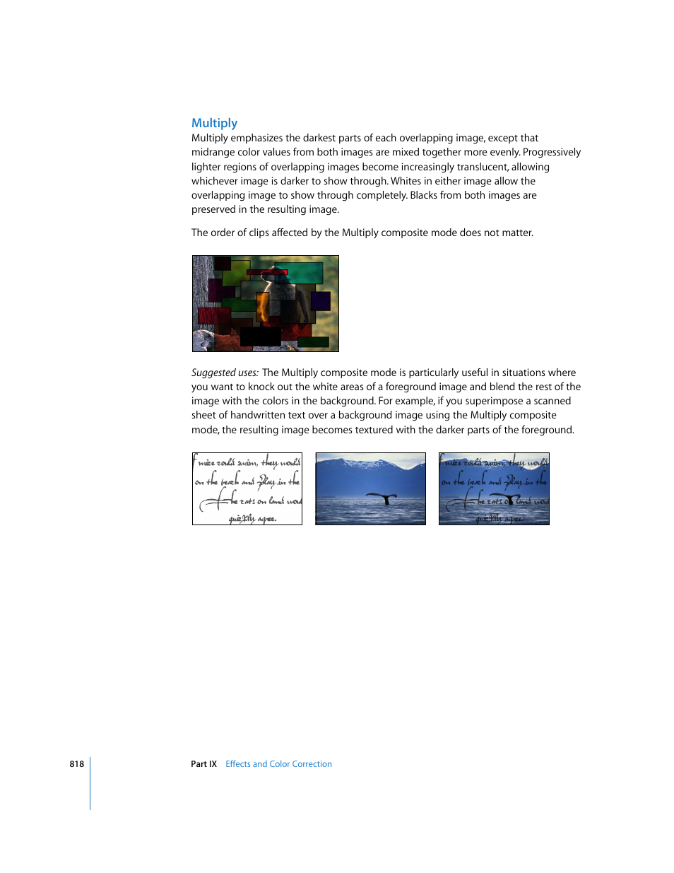 Multiply | Apple Final Cut Express 4 User Manual | Page 818 / 1152