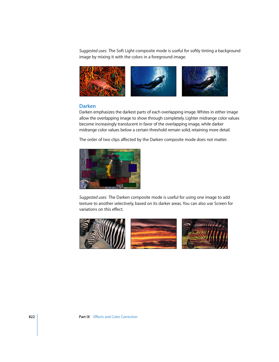 Darken | Apple Final Cut Express 4 User Manual | Page 822 / 1152
