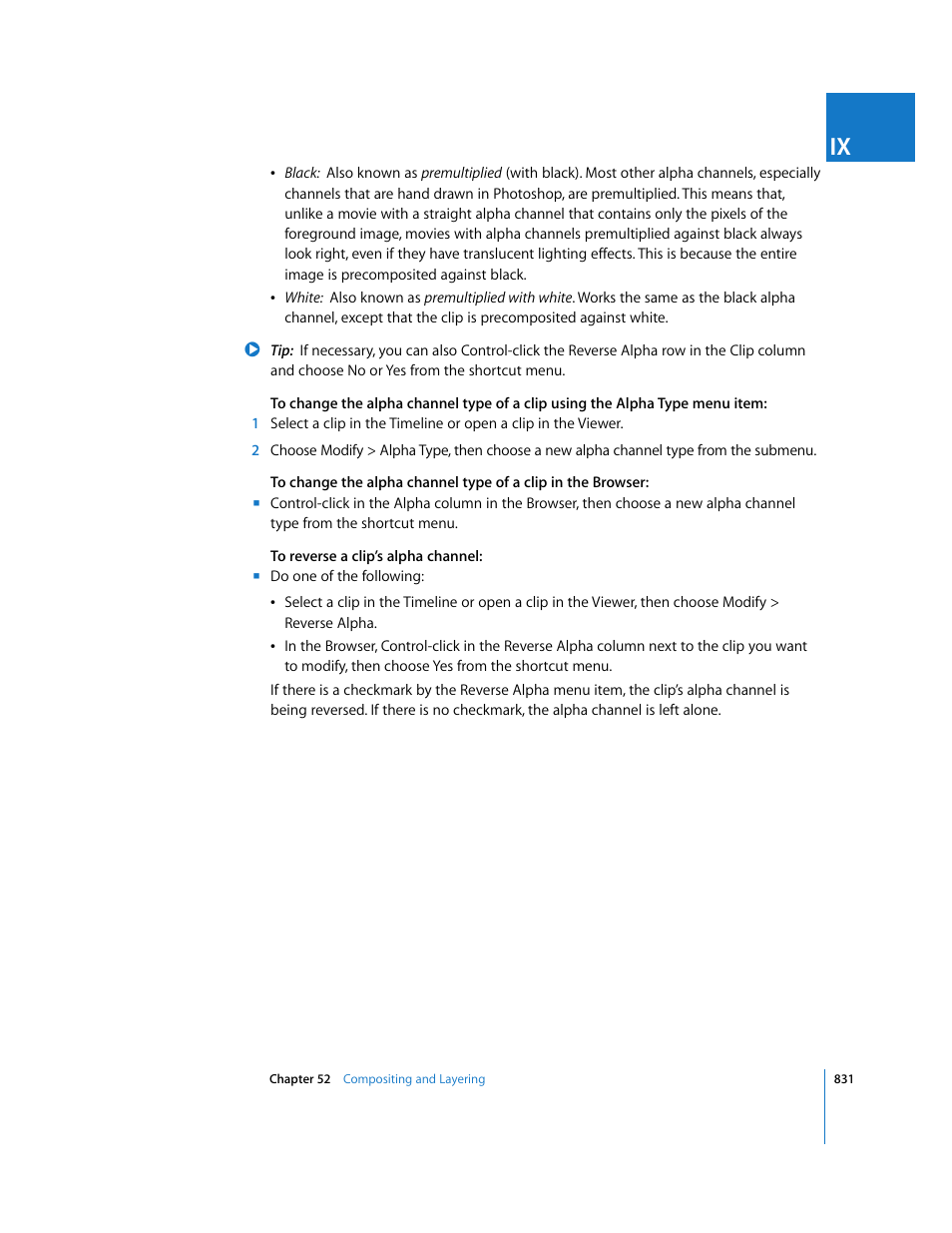 Apple Final Cut Express 4 User Manual | Page 831 / 1152