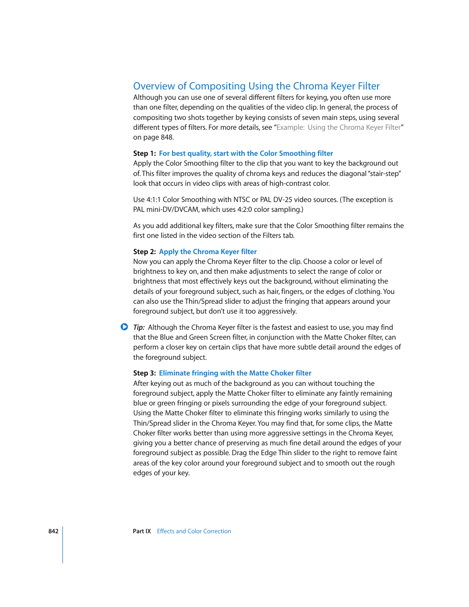Apple Final Cut Express 4 User Manual | Page 842 / 1152