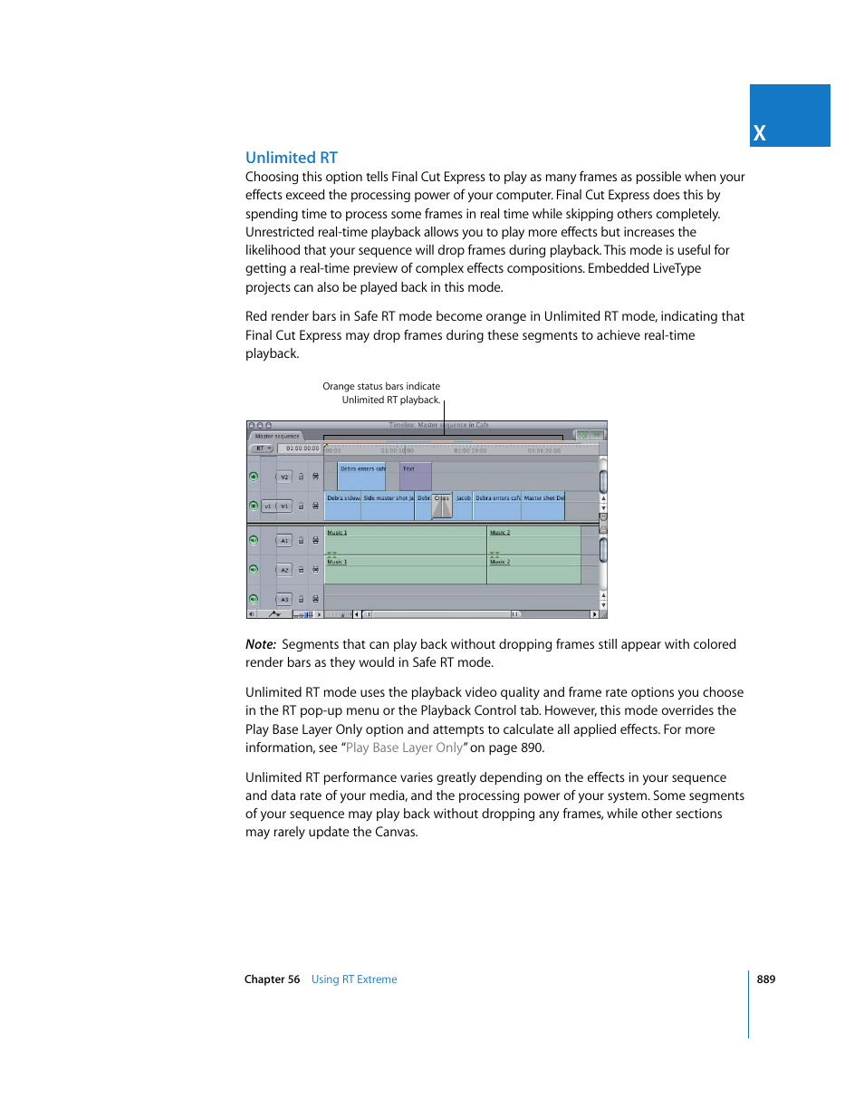 Unlimited rt | Apple Final Cut Express 4 User Manual | Page 889 / 1152