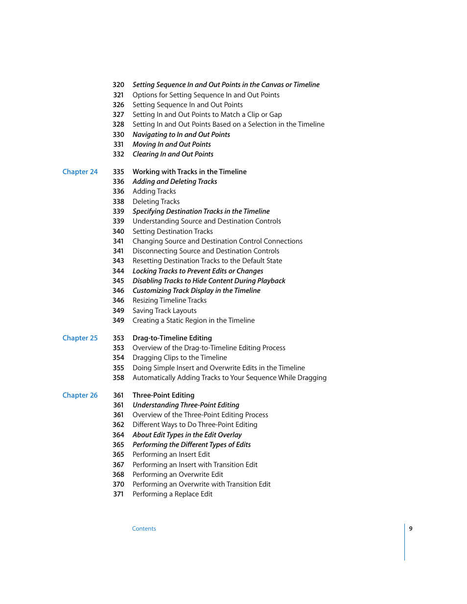 Apple Final Cut Express 4 User Manual | Page 9 / 1152