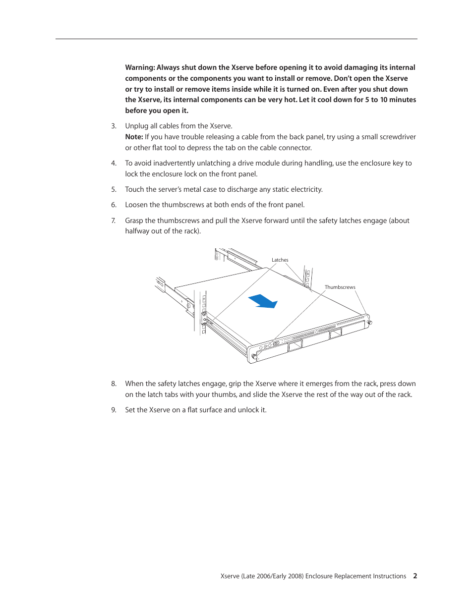 Apple Xserve (Early 2008) DIY Procedure for Enclosure User Manual | Page 2 / 169