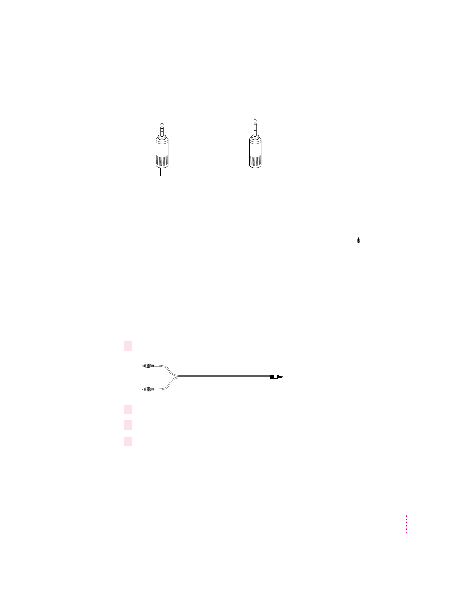 Connecting most audio equipment | Apple Power Macintosh 9600 User Manual | Page 79 / 245