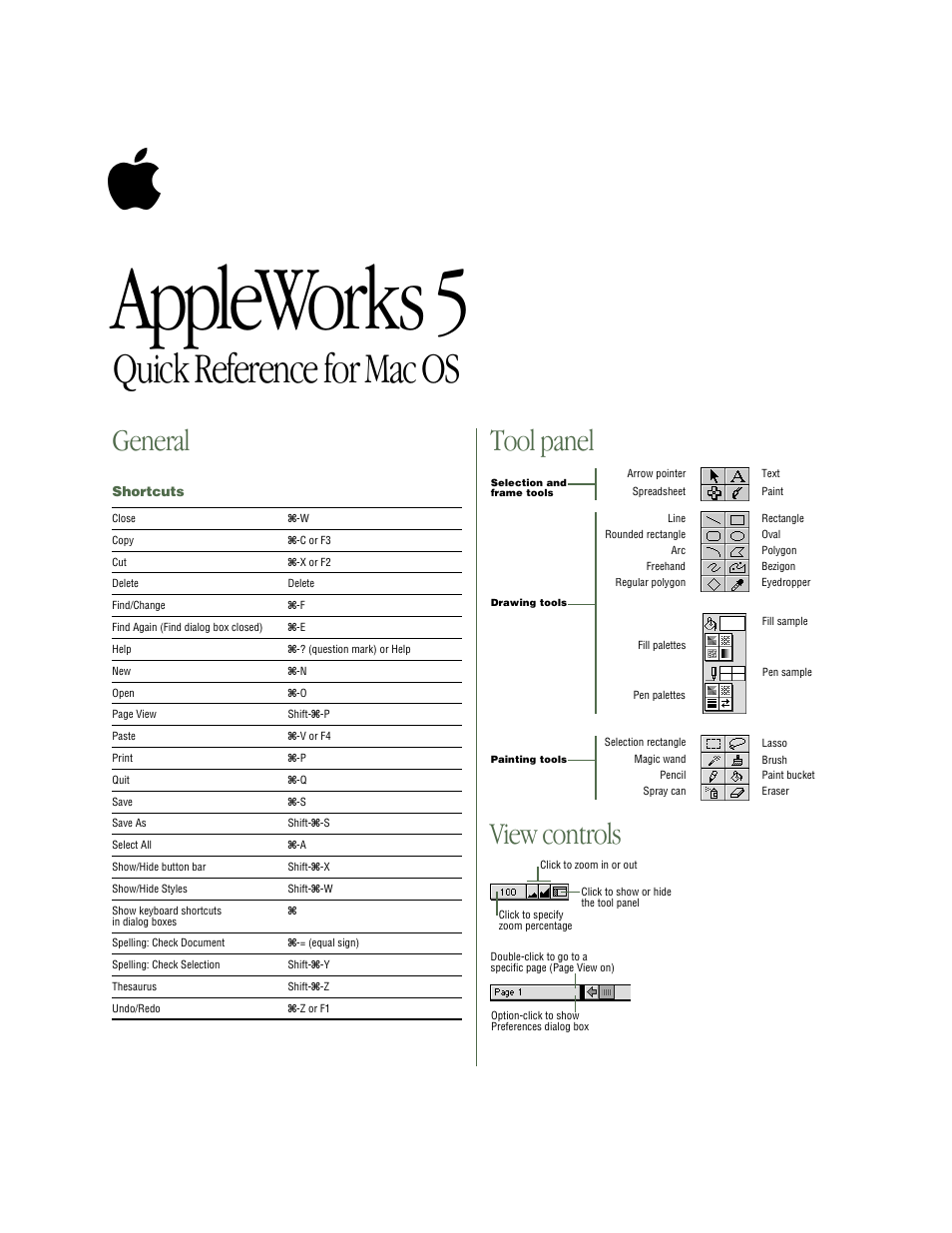 Apple AppleWorks 5 : Mac OS User Manual | 4 pages