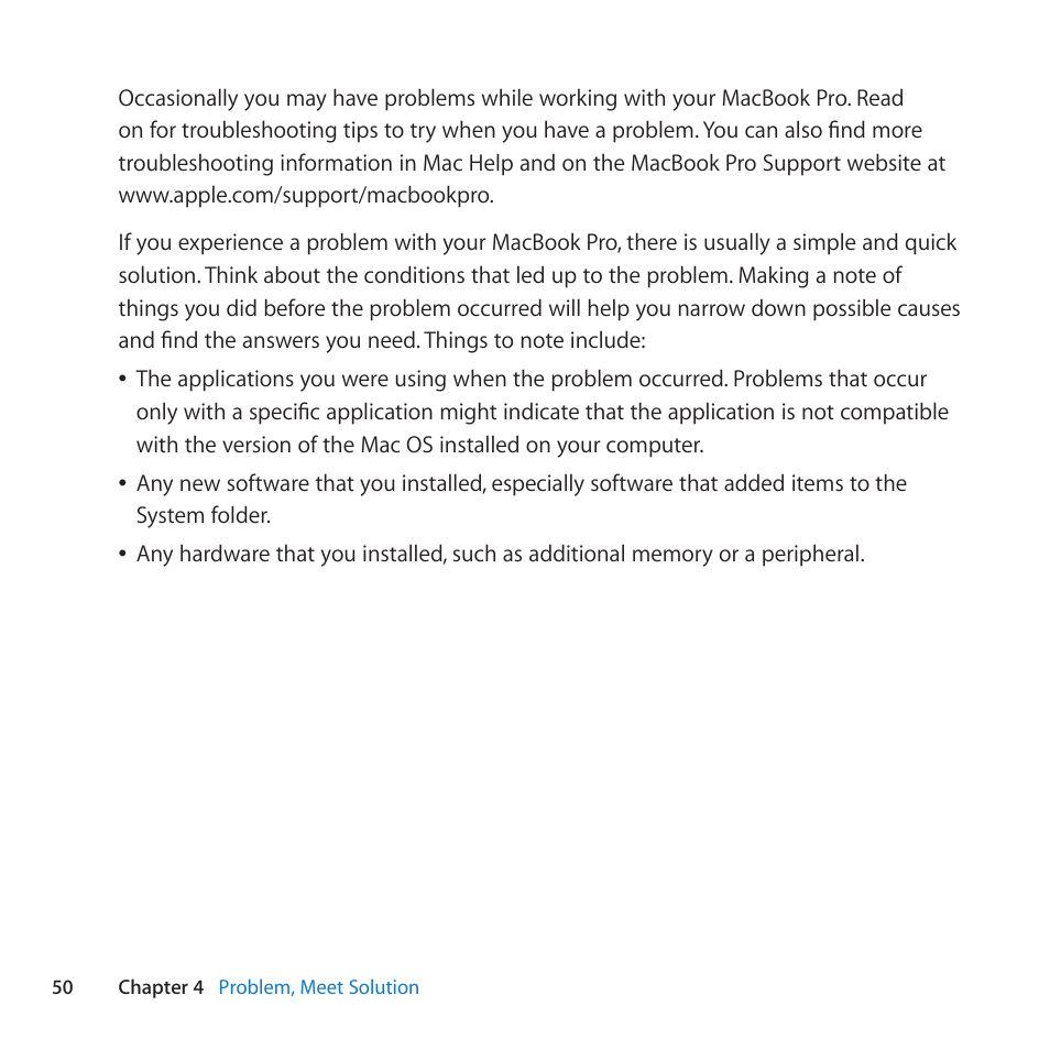 Apple MacBook Pro (13-inch, Mid 2010) User Manual | Page 50 / 88