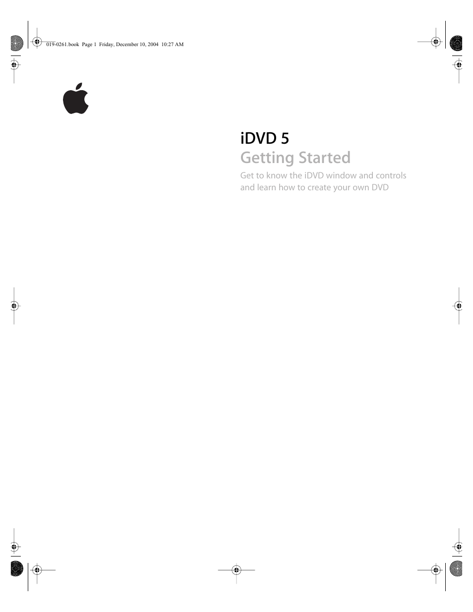 Apple iDVD 5 User Manual | 38 pages