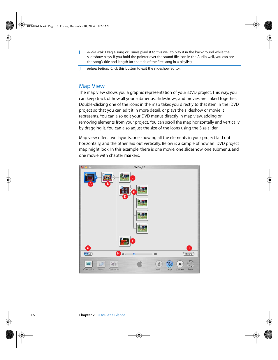 Map view | Apple iDVD 5 User Manual | Page 16 / 38