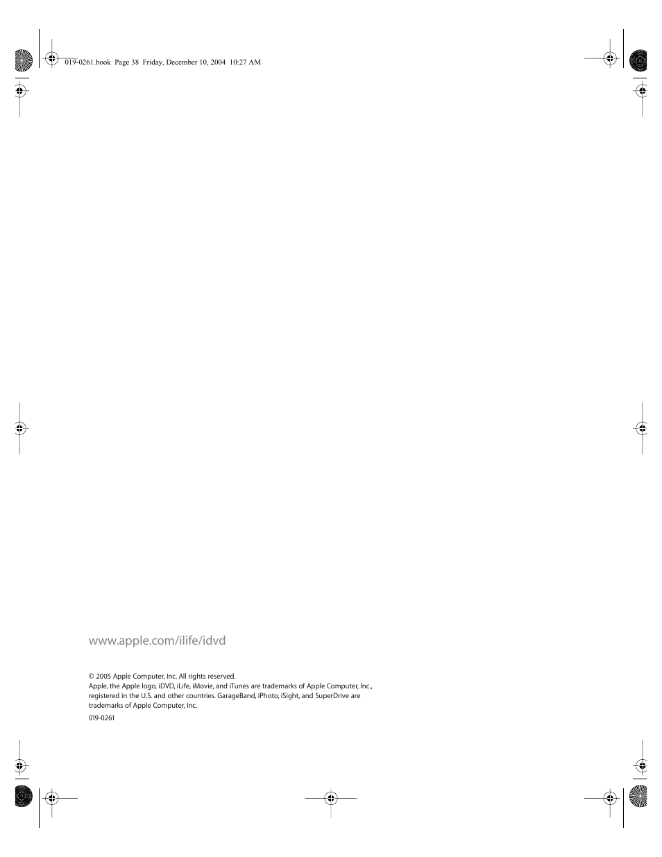 Apple iDVD 5 User Manual | Page 38 / 38