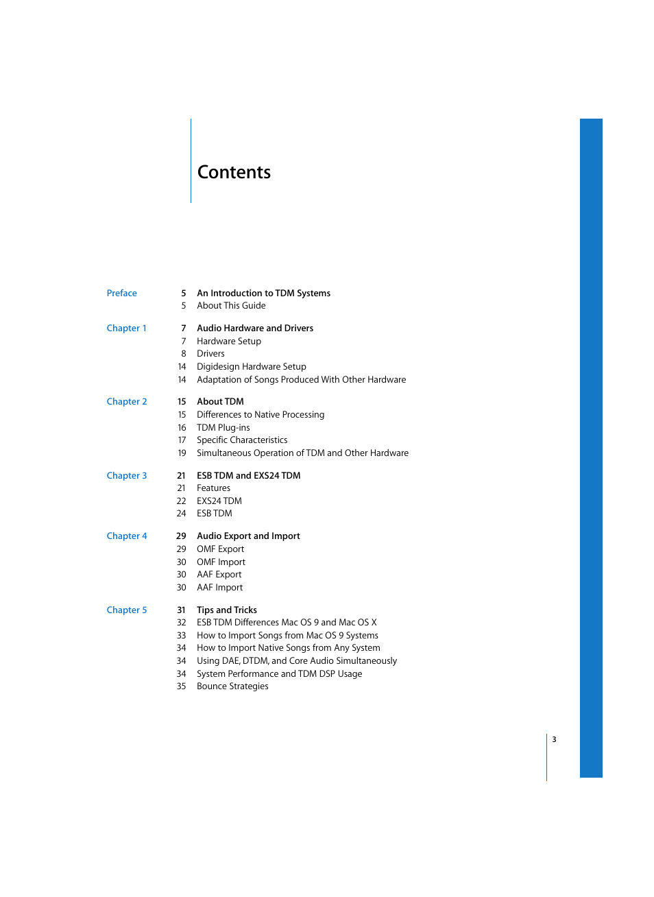Apple Logic Pro 7 (TDM Guide) User Manual | Page 3 / 52