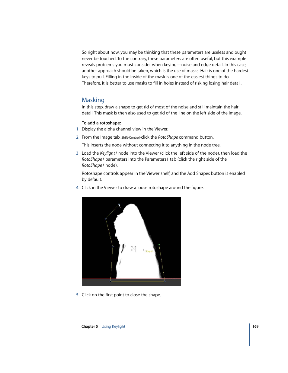 Masking | Apple Shake 4 Tutorials User Manual | Page 169 / 260