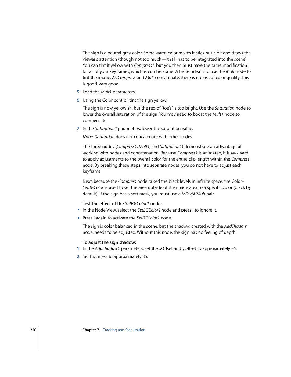 Apple Shake 4 Tutorials User Manual | Page 220 / 260