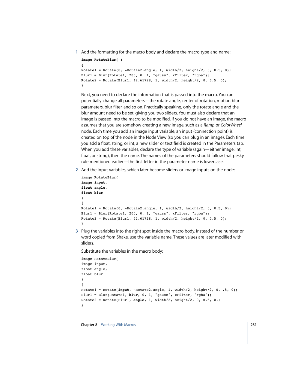 Apple Shake 4 Tutorials User Manual | Page 231 / 260