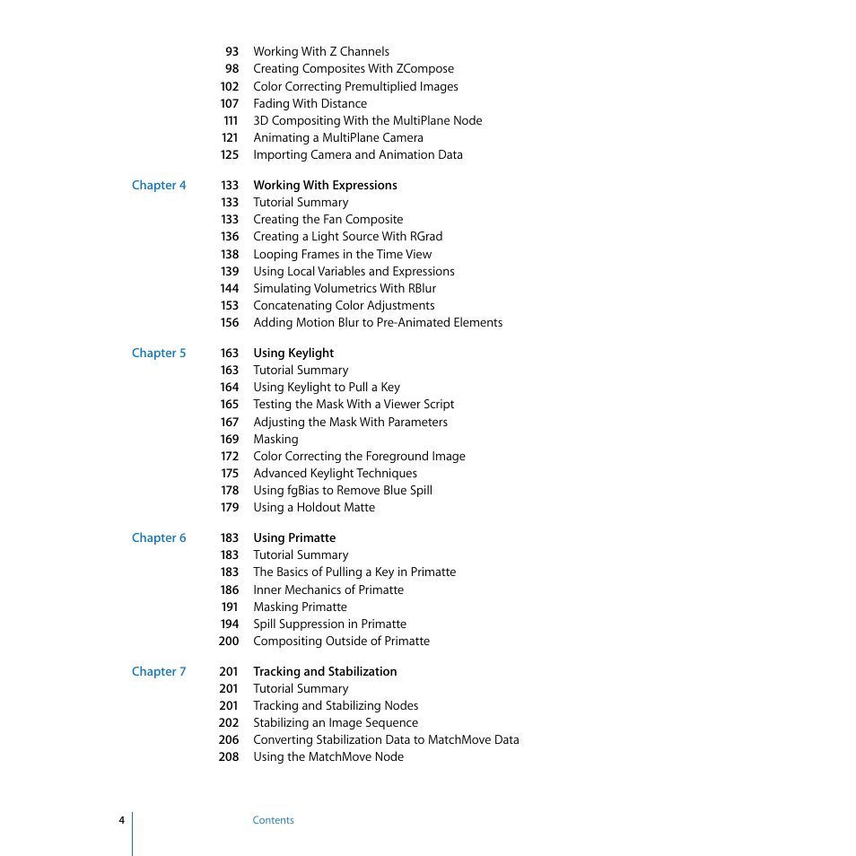 Apple Shake 4 Tutorials User Manual | Page 4 / 260