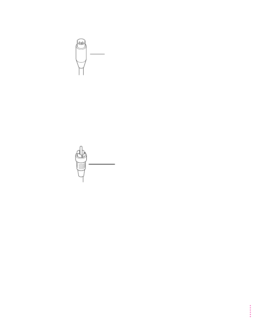 Using adapters for composite video | Apple Macintosh Performa 6100 Series User Manual | Page 113 / 143