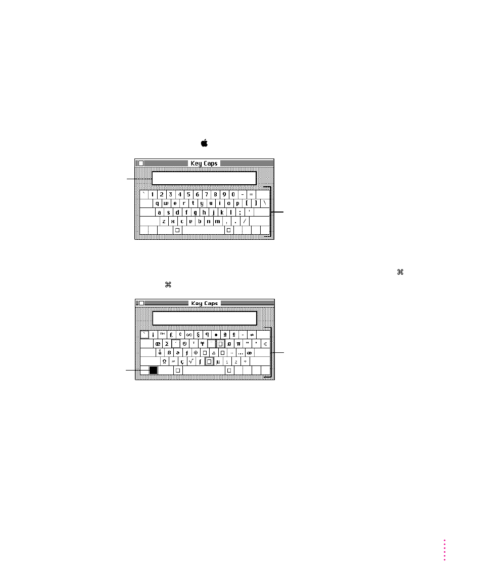 Typing special characters and symbols 119, Typing special characters and symbols | Apple Macintosh Performa 6100 Series User Manual | Page 129 / 143