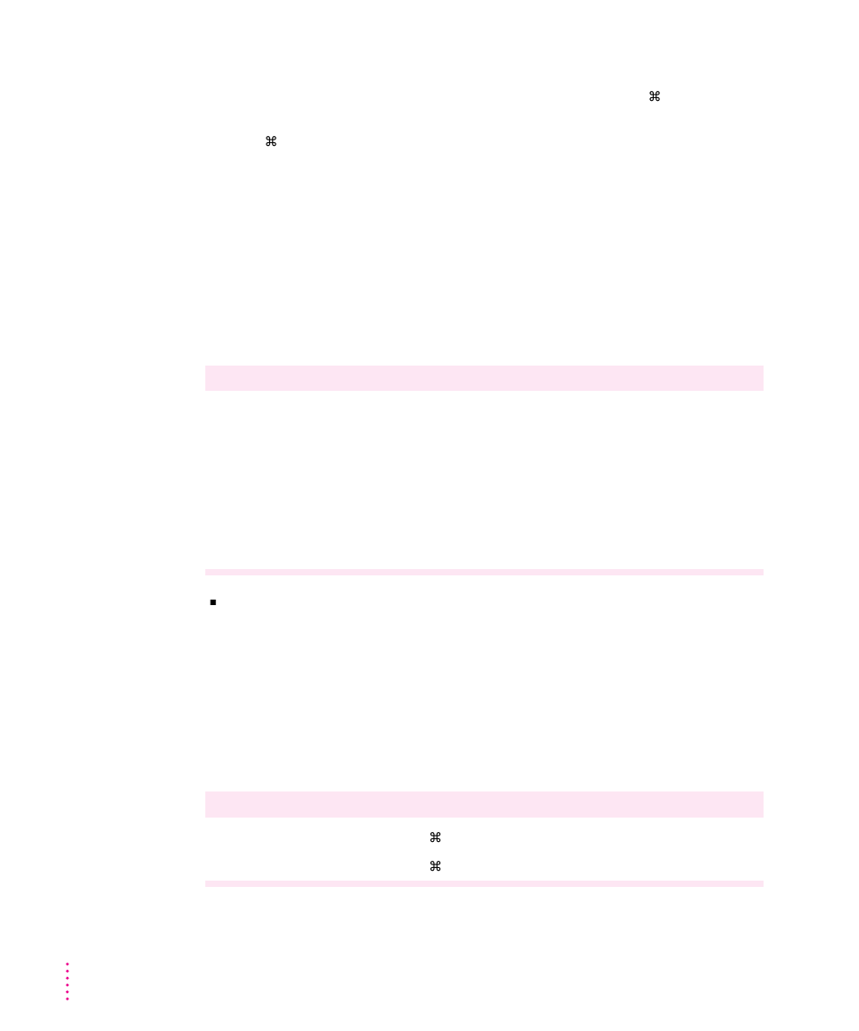 Special key combinations | Apple Macintosh Performa 6100 Series User Manual | Page 130 / 143