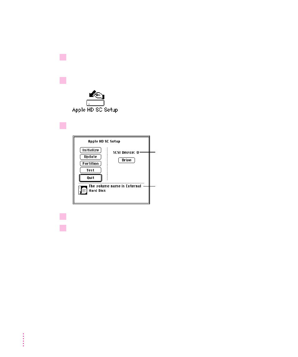 Testing a scsi hard disk | Apple Macintosh Performa 6100 Series User Manual | Page 78 / 143