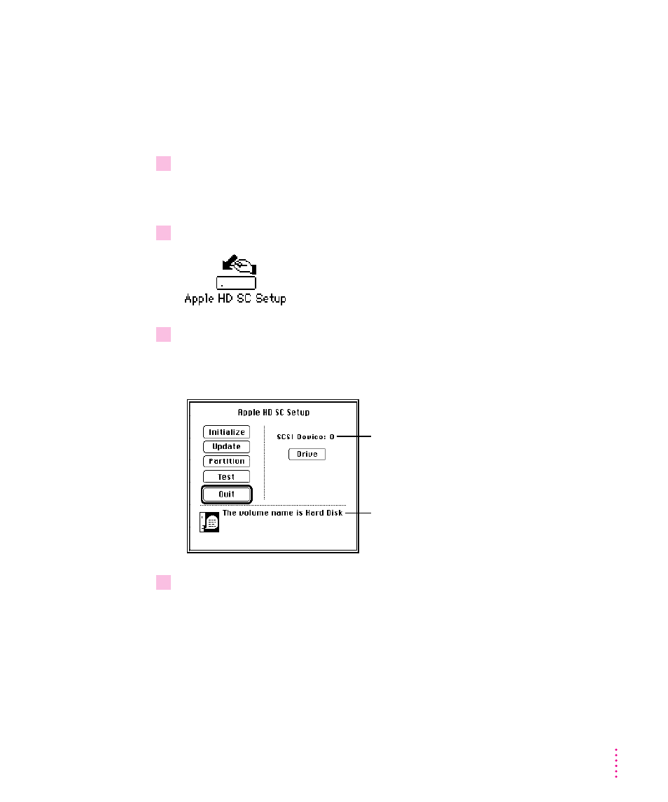 Initializing a hard disk 71, Initializing a hard disk | Apple Macintosh Performa 6100 Series User Manual | Page 81 / 143