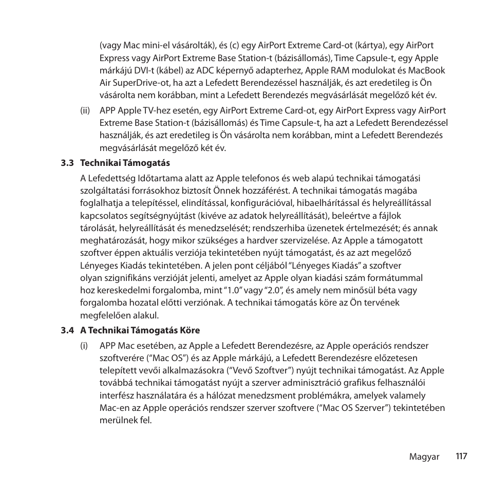 Apple AppleCare Protection Plan for Mac User Manual | Page 117 / 132