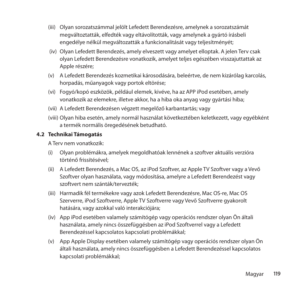 Apple AppleCare Protection Plan for Mac User Manual | Page 119 / 132