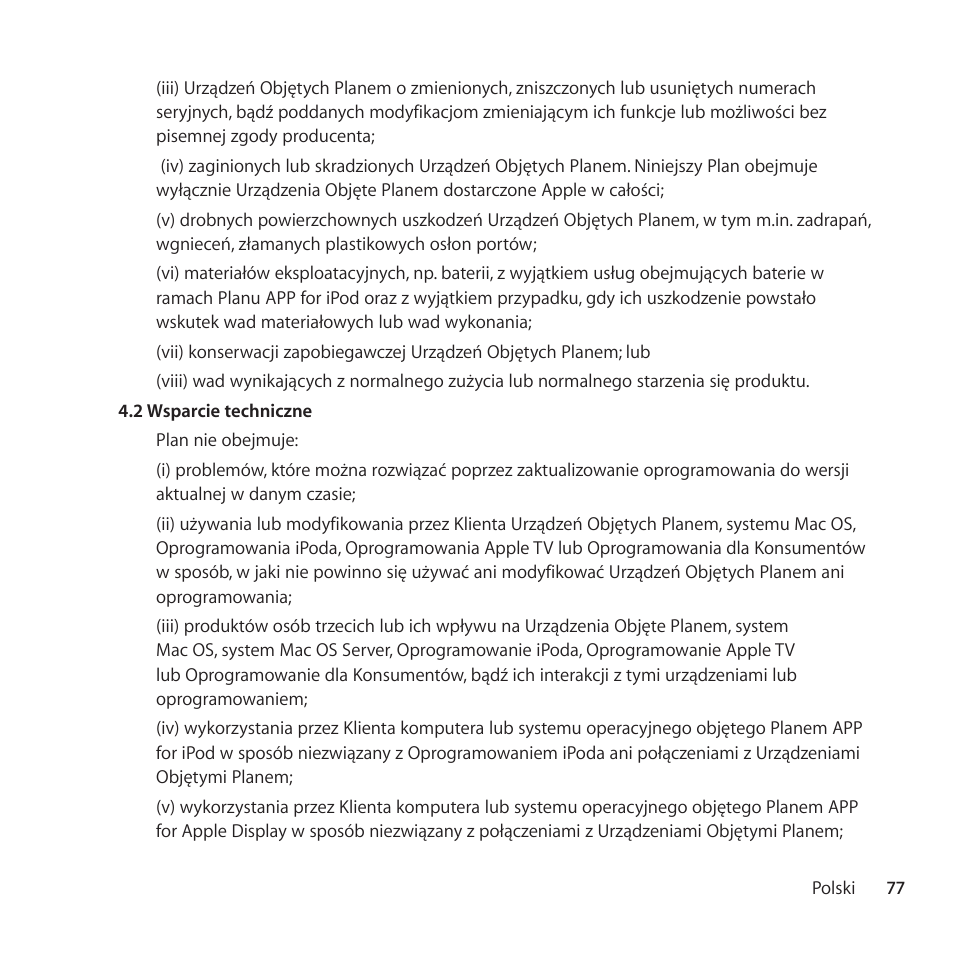 Apple AppleCare Protection Plan for Mac User Manual | Page 77 / 132