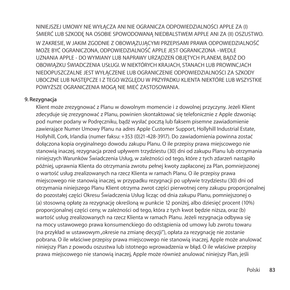 Apple AppleCare Protection Plan for Mac User Manual | Page 83 / 132