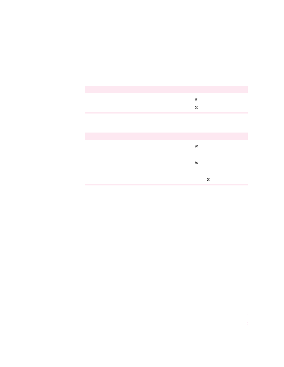 Special key combinations | Apple Power Macintosh 7600/120 Series User Manual | Page 166 / 180