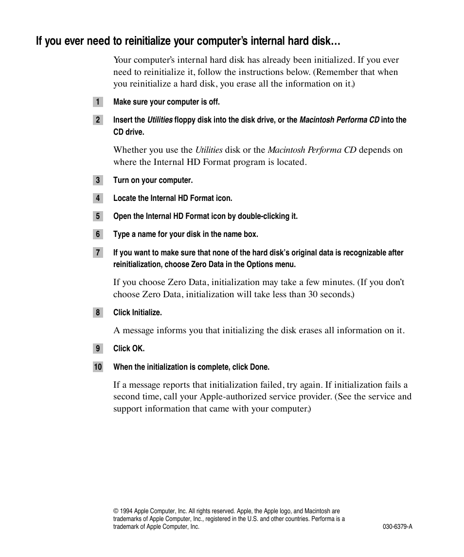 Apple Macintosh Perfoma 600 Series User Manual | Page 2 / 2