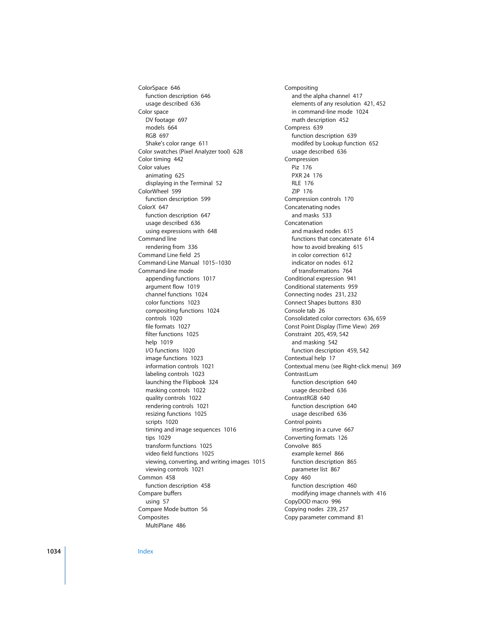 Apple Shake 4 User Manual | Page 1034 / 1054