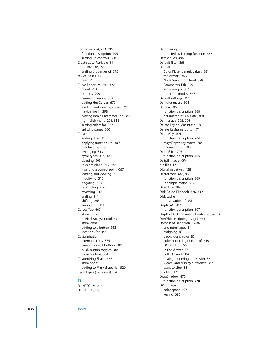 Apple Shake 4 User Manual | Page 1035 / 1054