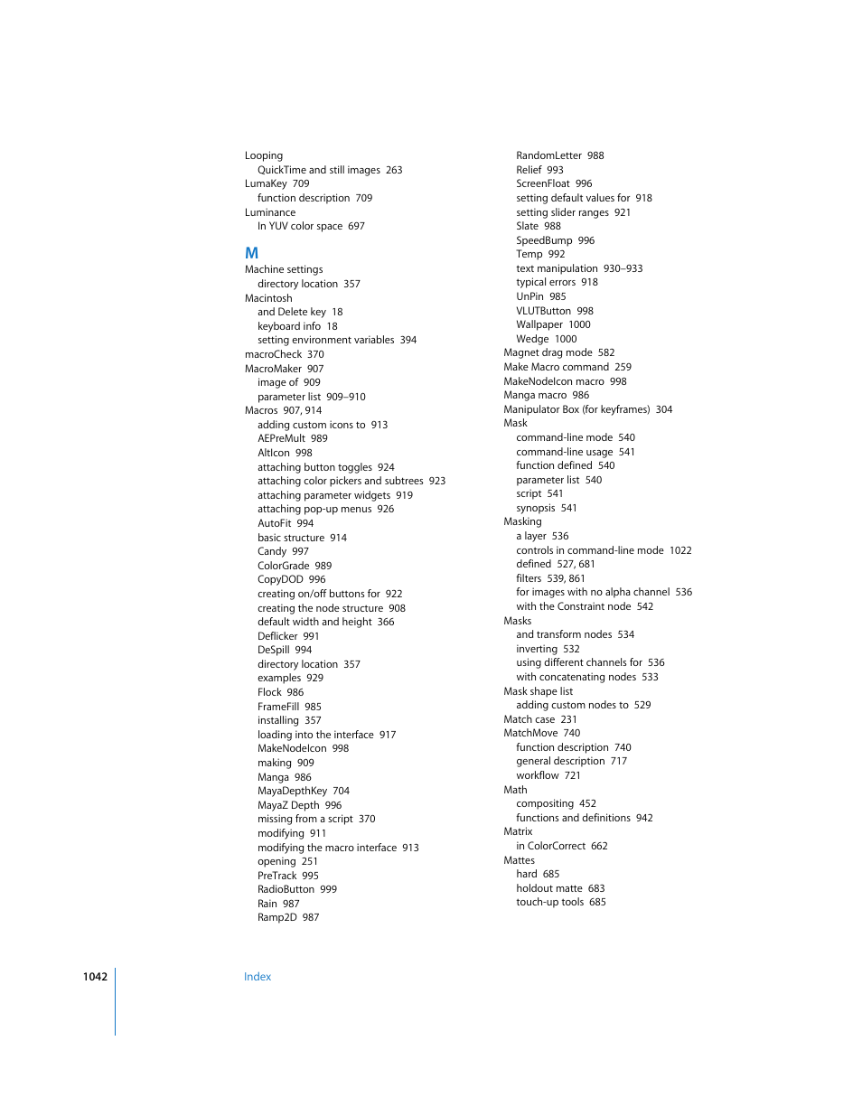 Apple Shake 4 User Manual | Page 1042 / 1054